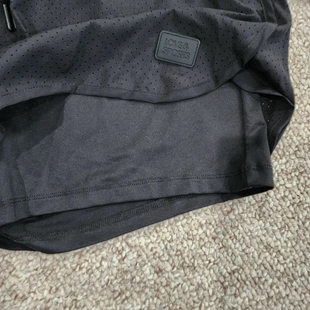 NWT Love & Sports Women's Lined Running Shorts